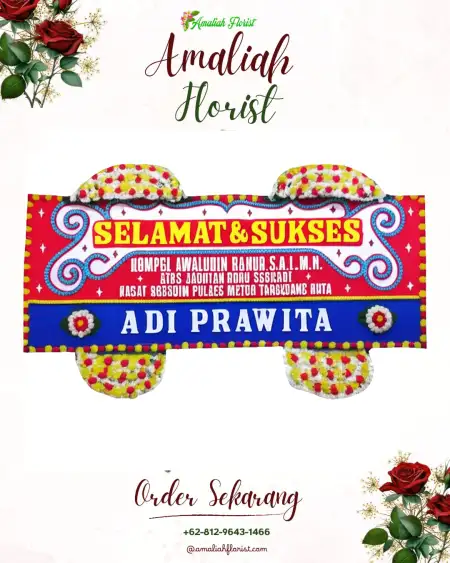 Papan Bunga Ucapan Selamat Durensewu